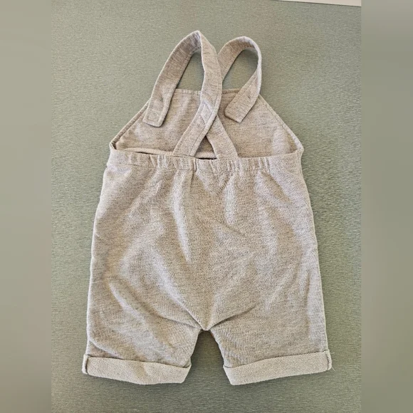 Disney Baby Mickey Mouse Gray Romper 12M Cool Vibes Only Summer Outfit - Picture 3 of 4